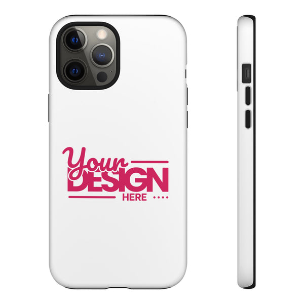 Customizable Tough Phone Case – Personalized Protective Cover with Name or Photo, Shockproof Case for iPhone & Samsung, Durable Gift Idea