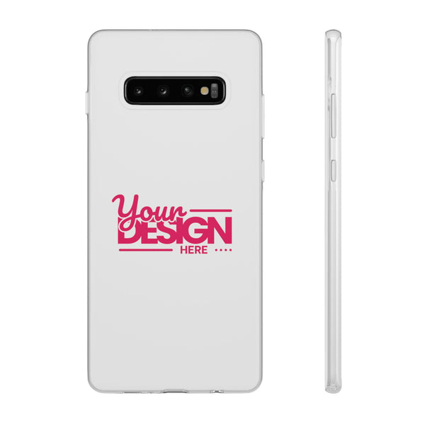 Customizable Flexi Phone Case – Personalize Your Design with Name or Photo, Flexible Protective Cover for Samsung Phones