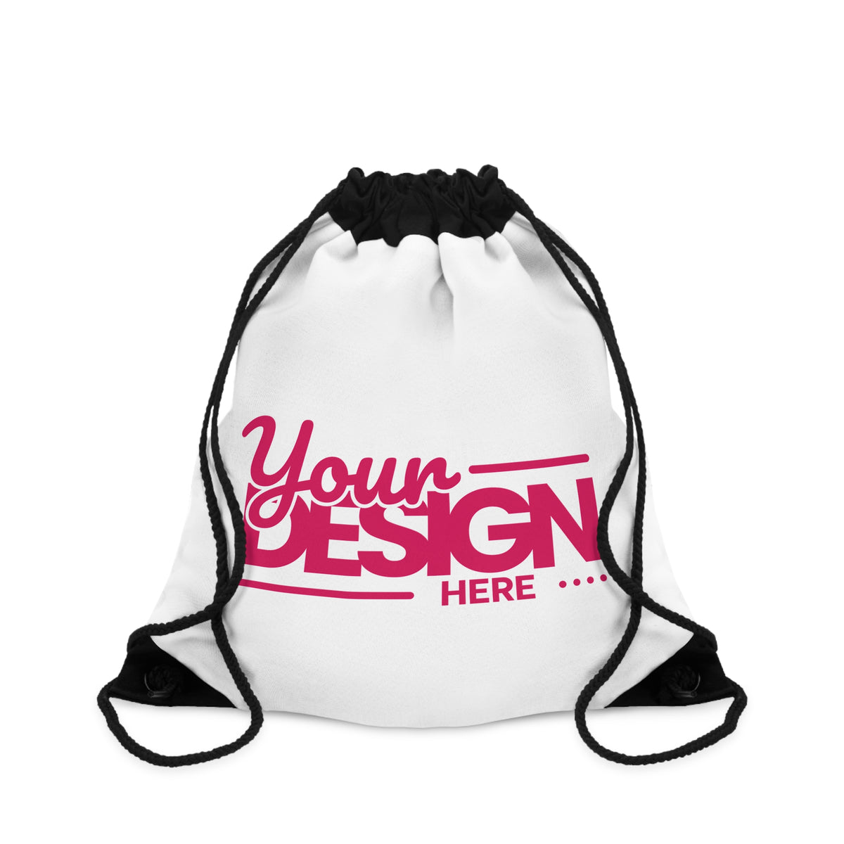 Custom Drawstring Bag – Personalized Gym Sack with Your Design, Lightweight Sports & Travel Backpack for Kids & Adults