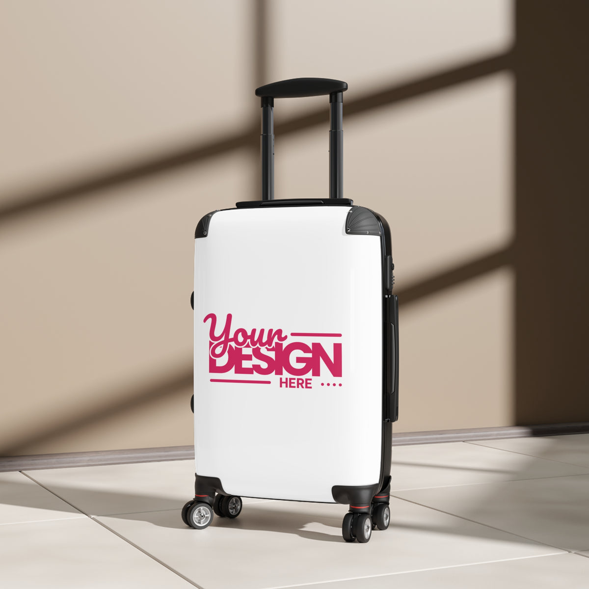Custom Carry-On Suitcase – Personalized Travel Luggage with Your Design, Lightweight Spinner Bag for Trips & Vacations