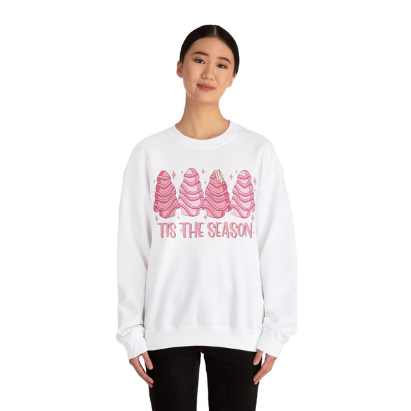 Tis the Season Crewneck Sweatshirt - Whimsical Christmas Tree Christmas Sweater - Holiday Spirit