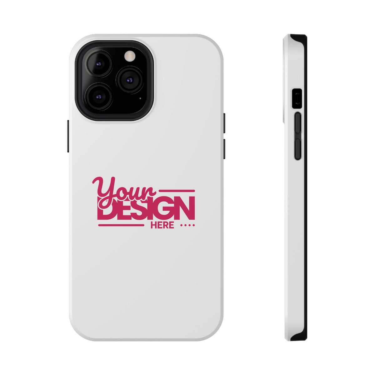 Customizable Impact-Resistant Phone Case – Personalize with Your Design, Durable Shockproof Cover for iPhone