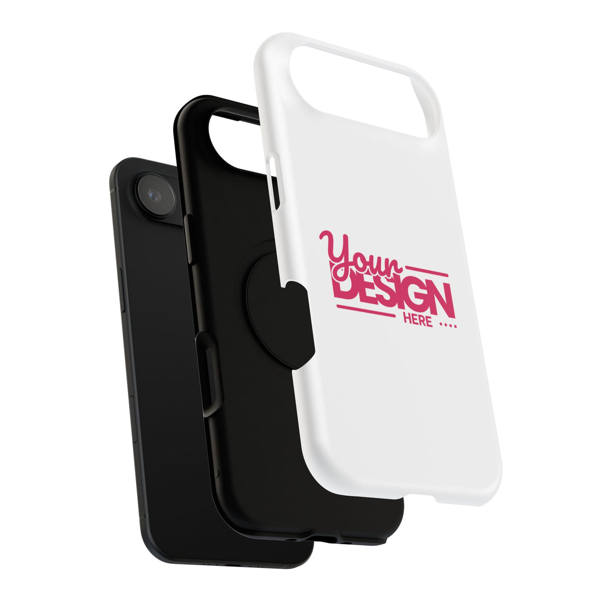 Customizable Impact-Resistant Phone Case – Personalize with Your Design, Durable Shockproof Cover for iPhone