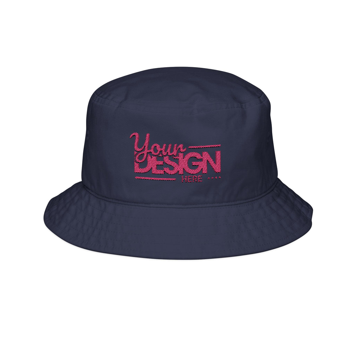 Custom Embroidered Bucket Hat – Personalized Cotton Twill Summer Hat, Vintage Low-Profile Sun Cap for Men & Women