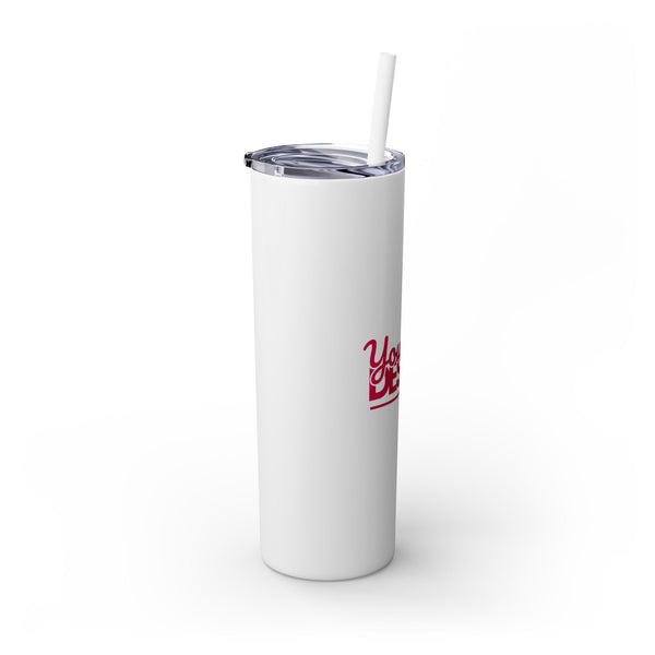 Personalized Skinny Tumbler with Straw, 20oz - Custom Travel Mug, Eco-Friendly Drinkware, Gift for Her, Stylish Hydration, Fun Party Favor