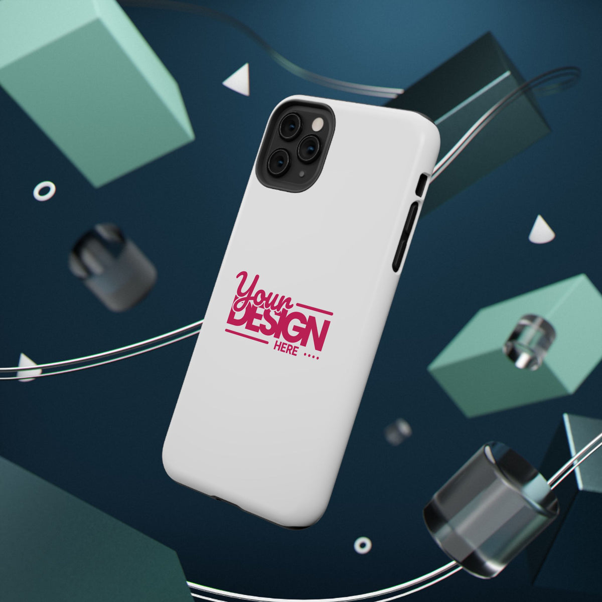 Customizable Impact-Resistant Phone Case – Personalize with Your Design, Durable Shockproof Cover for iPhone