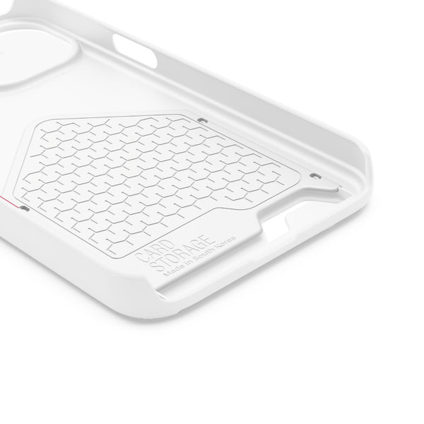 Card Holder Phone Case — Slim Protective Wallet Case with 'Your Design Here' Print