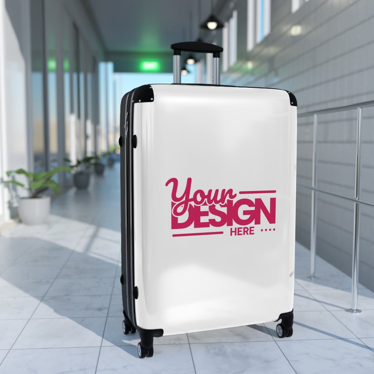 Custom Carry-On Suitcase – Personalized Travel Luggage with Your Design, Lightweight Spinner Bag for Trips & Vacations