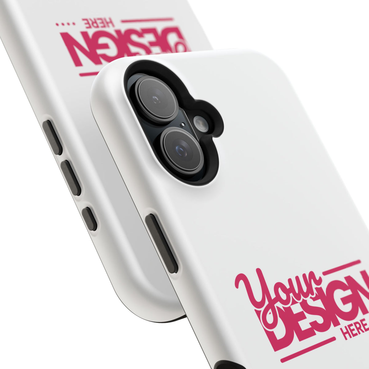 Durable Custom Magnetic Phone Case – Personalized Name or Photo Design, Shockproof Protective Cover for iPhone