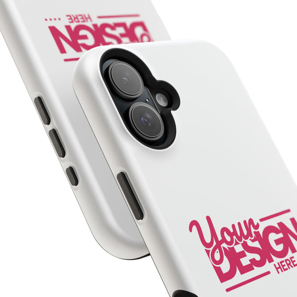 Durable Custom Magnetic Phone Case – Personalized Name or Photo Design, Shockproof Protective Cover for iPhone