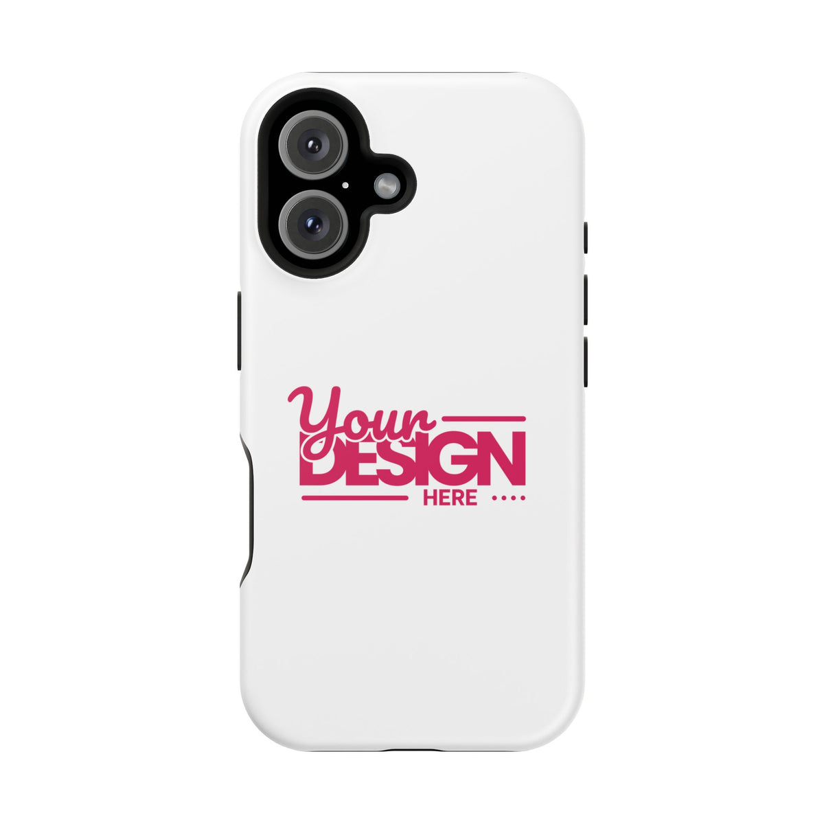 Customizable Impact-Resistant Phone Case – Personalize with Your Design, Durable Shockproof Cover for iPhone