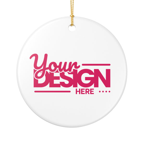 Personalized Ceramic Christmas Ornament, Custom Holiday Decor, Unique Gift, Tree Decoration, Handmade Gift Tag, Celebration Ornament