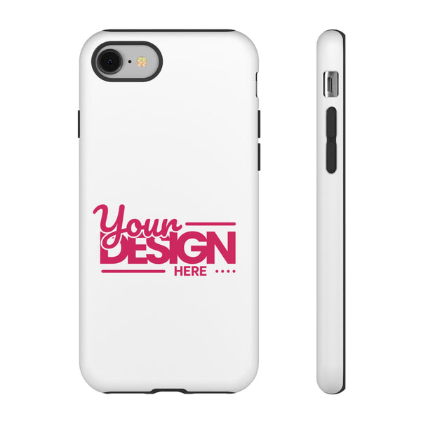 Customizable Tough Phone Case – Personalized Protective Cover with Name or Photo, Shockproof Case for iPhone & Samsung, Durable Gift Idea