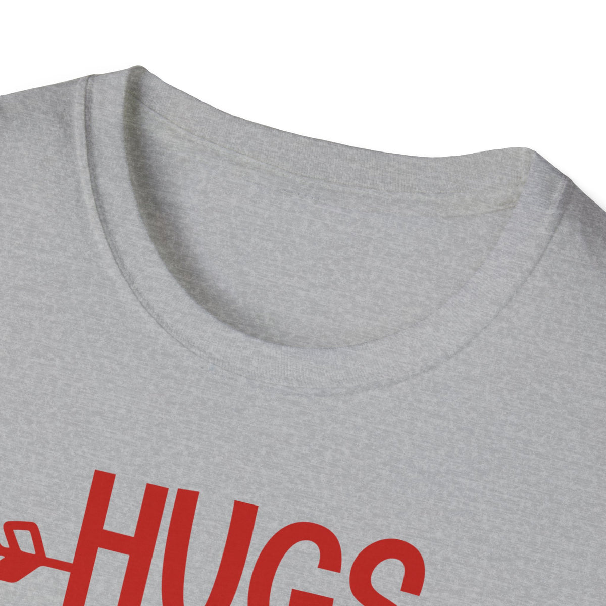 Hugs Valentine T-Shirt - Love Shirt - Heart Graphic Valentine's Tee