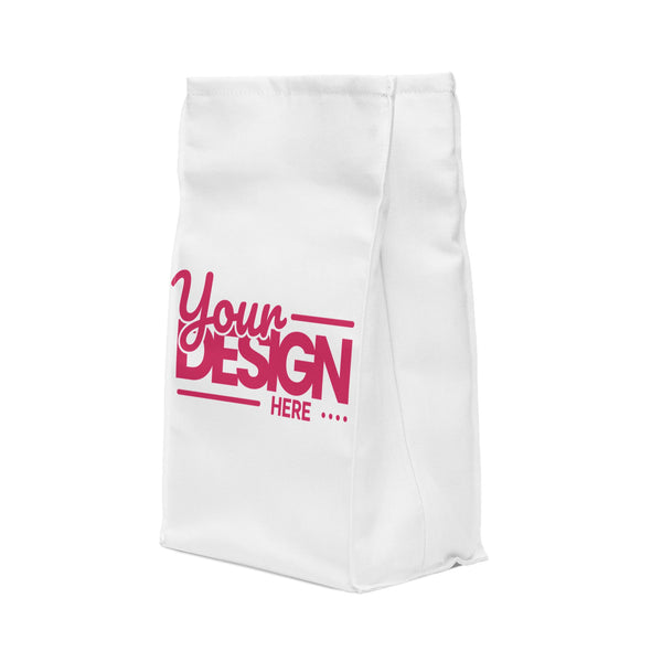 Custom Polyester Lunch Bag – Personalized ‘Your Design Here’ Insulated Tote, Reusable Food Storage Bag for Work, School & Travel