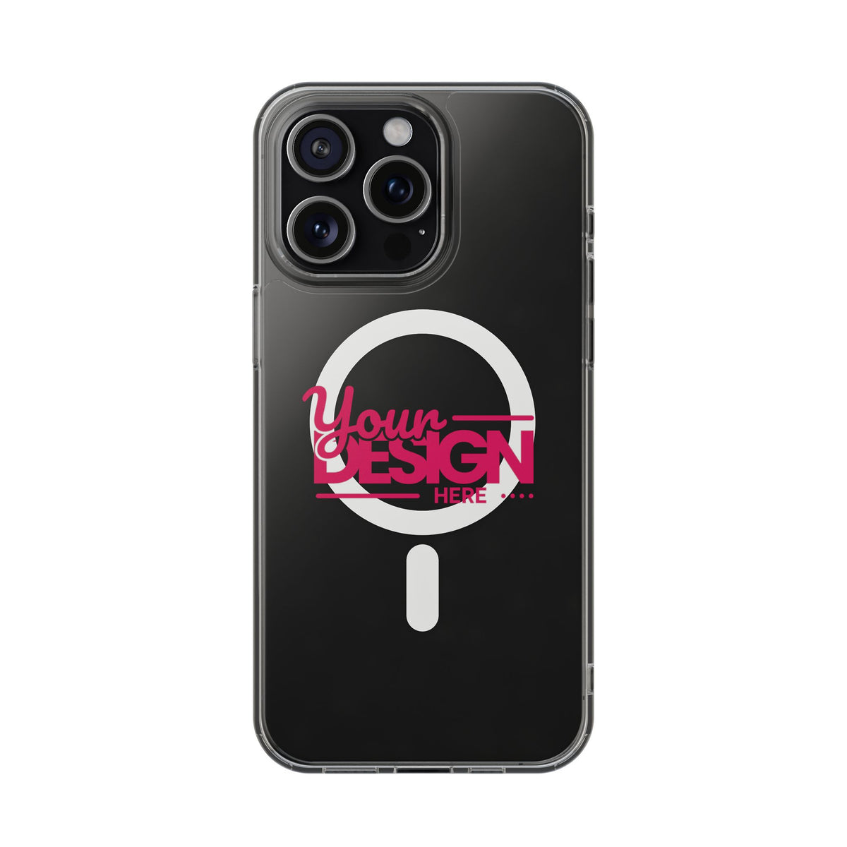 Clear Magnetic Impact Phone Case – MagSafe-Compatible Shockproof Protective Cover for iPhone