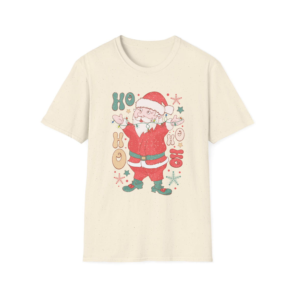 Ho Ho Ho Christmas T-Shirt – Santa Holiday Fun Graphic Tee