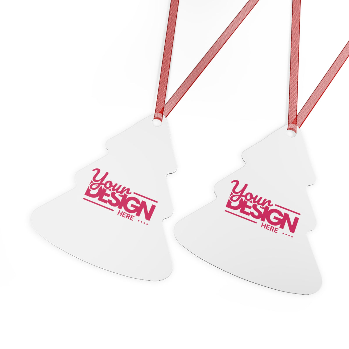 Personalized Christmas Ornaments, Custom Metal Tree Ornaments, Holiday Decorations, Unique Gift for Family, Personalized Gifts