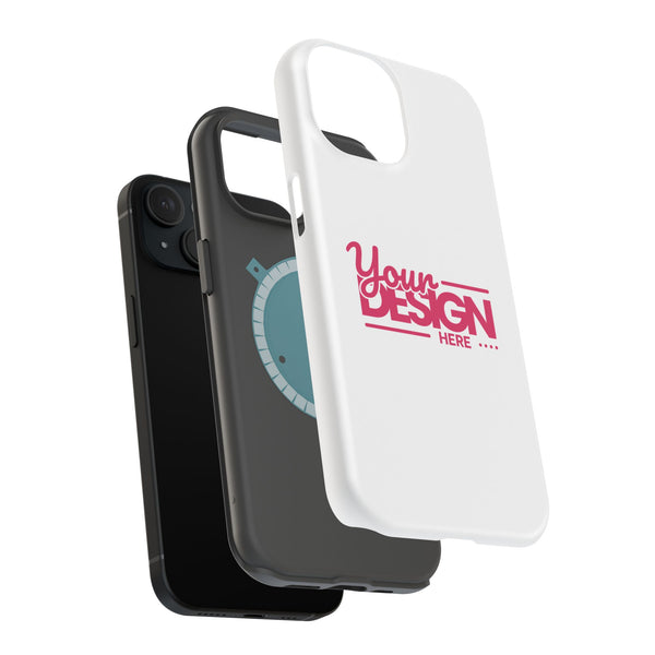 Durable Custom Magnetic Phone Case – Personalized Name or Photo Design, Shockproof Protective Cover for iPhone
