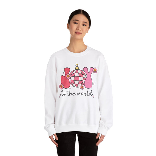 Joyful Ornaments Crewneck Sweatshirt - Playful Holiday Spirit Christmas Sweater - Christmas Apparel