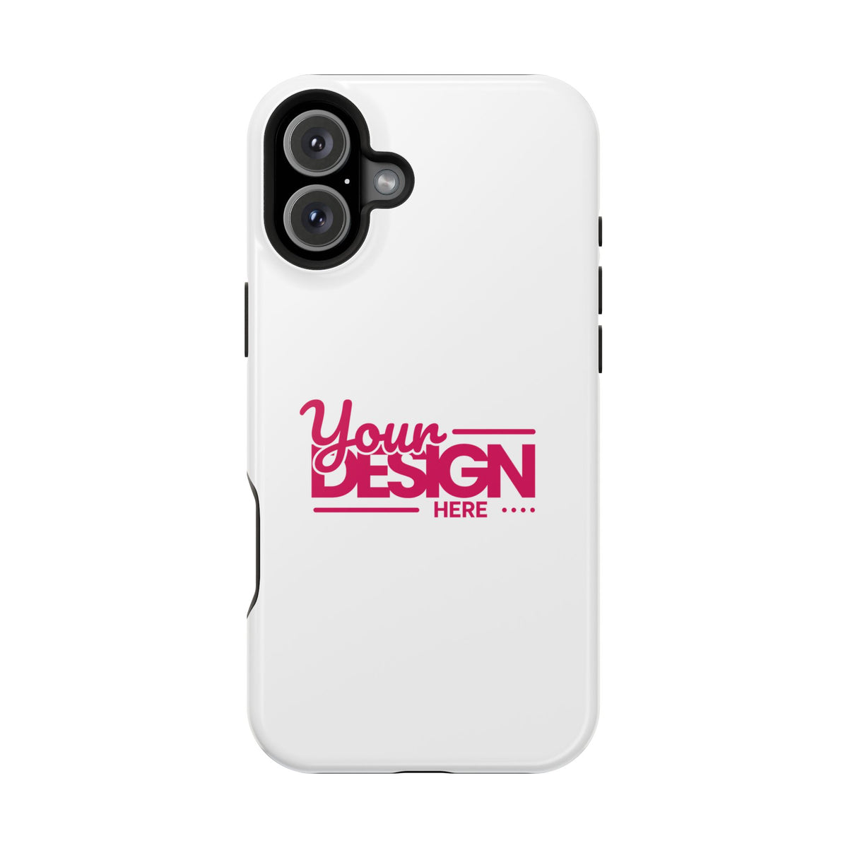 Customizable Impact-Resistant Phone Case – Personalize with Your Design, Durable Shockproof Cover for iPhone