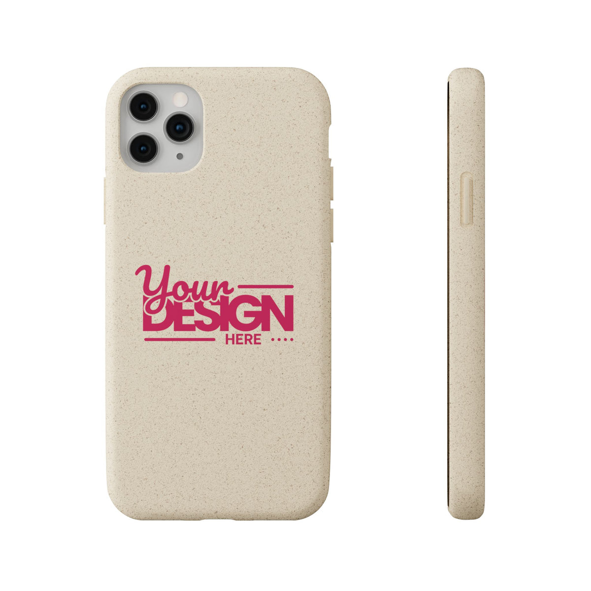 Biodegradable Phone Case – Eco-Friendly Custom Design Cover, Personalized Sustainable Protective Case for iPhone