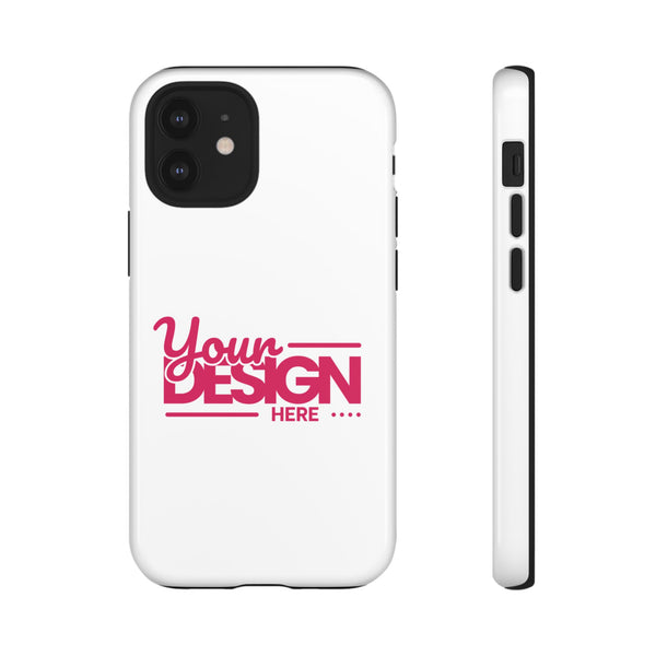 Customizable Tough Phone Case – Personalized Protective Cover with Name or Photo, Shockproof Case for iPhone & Samsung, Durable Gift Idea
