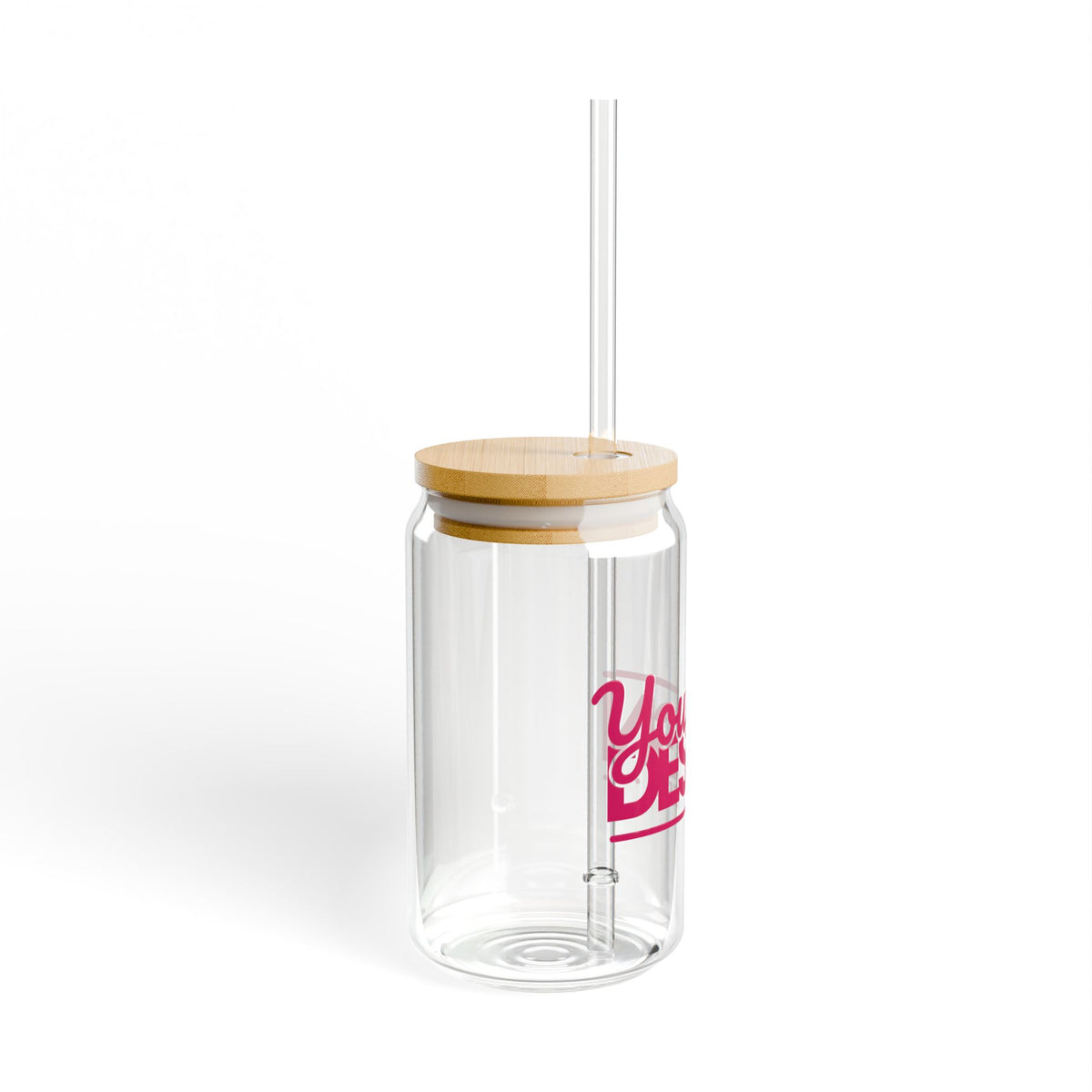 Personalized Sipper Glass, Custom Drinkware, Eco-Friendly Hydration, Ideal for Parties, Gifts, Summer Refreshments, 16oz