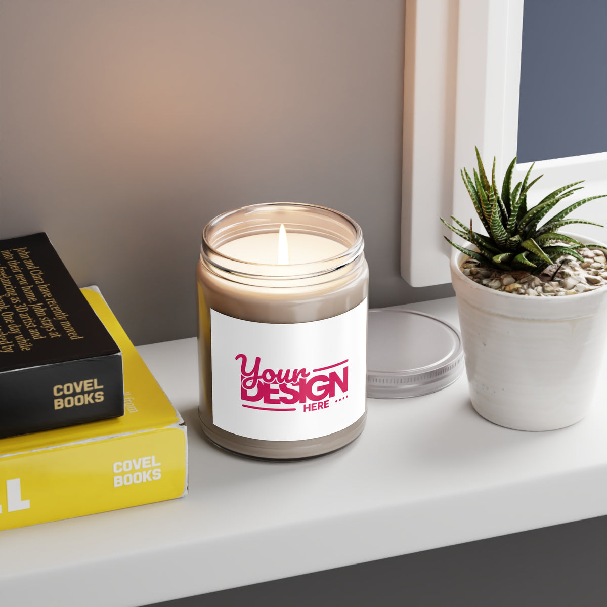 Scented Soy 9oz Candle - Personalized Aromatherapy Gift for Home Decor, Relaxation, Birthday, Housewarming, Wedding Favors