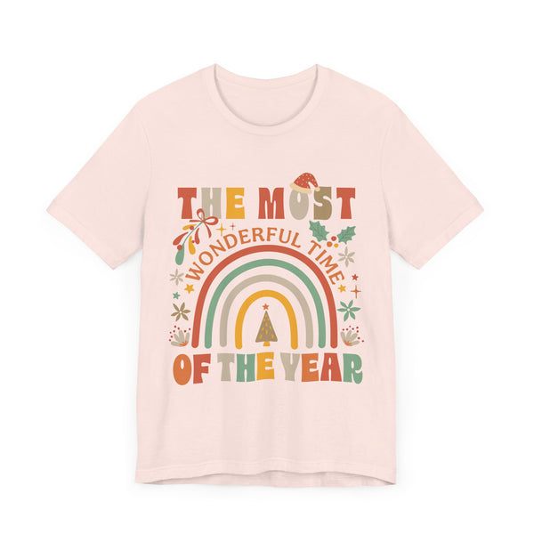 The Most Wonderful Time of the Year T-Shirt - Vibrant Holiday Design