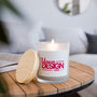 Personalized Frosted Glass Candle - Custom Scented Gift for Home Decor, Aromatherapy, Spa, Party Favors, Weddings