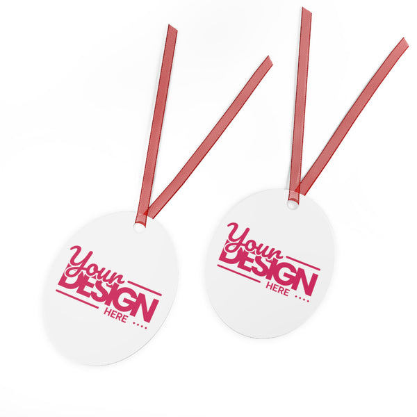 Customizable Metal Ornaments for Holidays, Personalized Gifts, Tree Decorations, Keepsakes, and Special Occasions