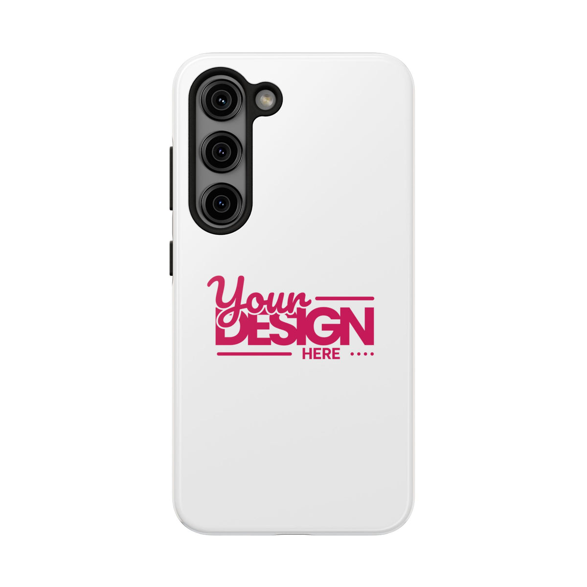 Personalized Tough Phone Case – Custom Name or Photo Protective Cover, Shock-Absorbent Durable Case for iPhone, Unique Gift Idea