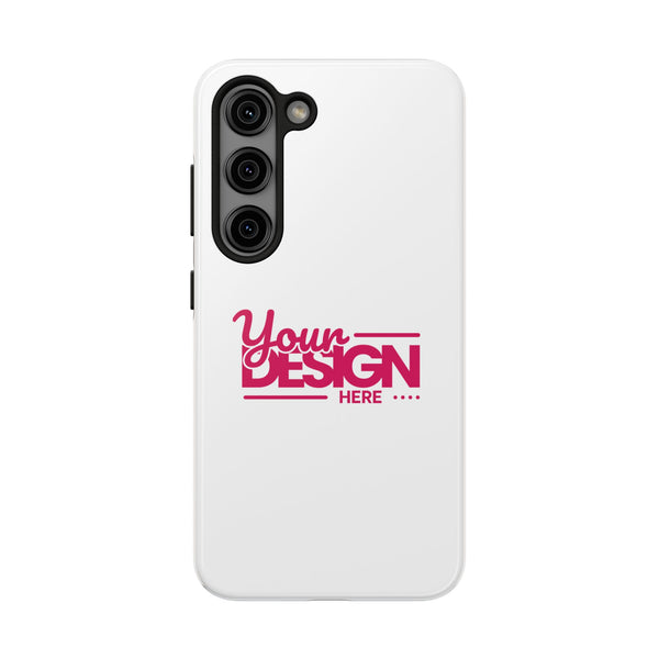 Personalized Tough Phone Case – Custom Name or Photo Protective Cover, Shock-Absorbent Durable Case for iPhone, Unique Gift Idea