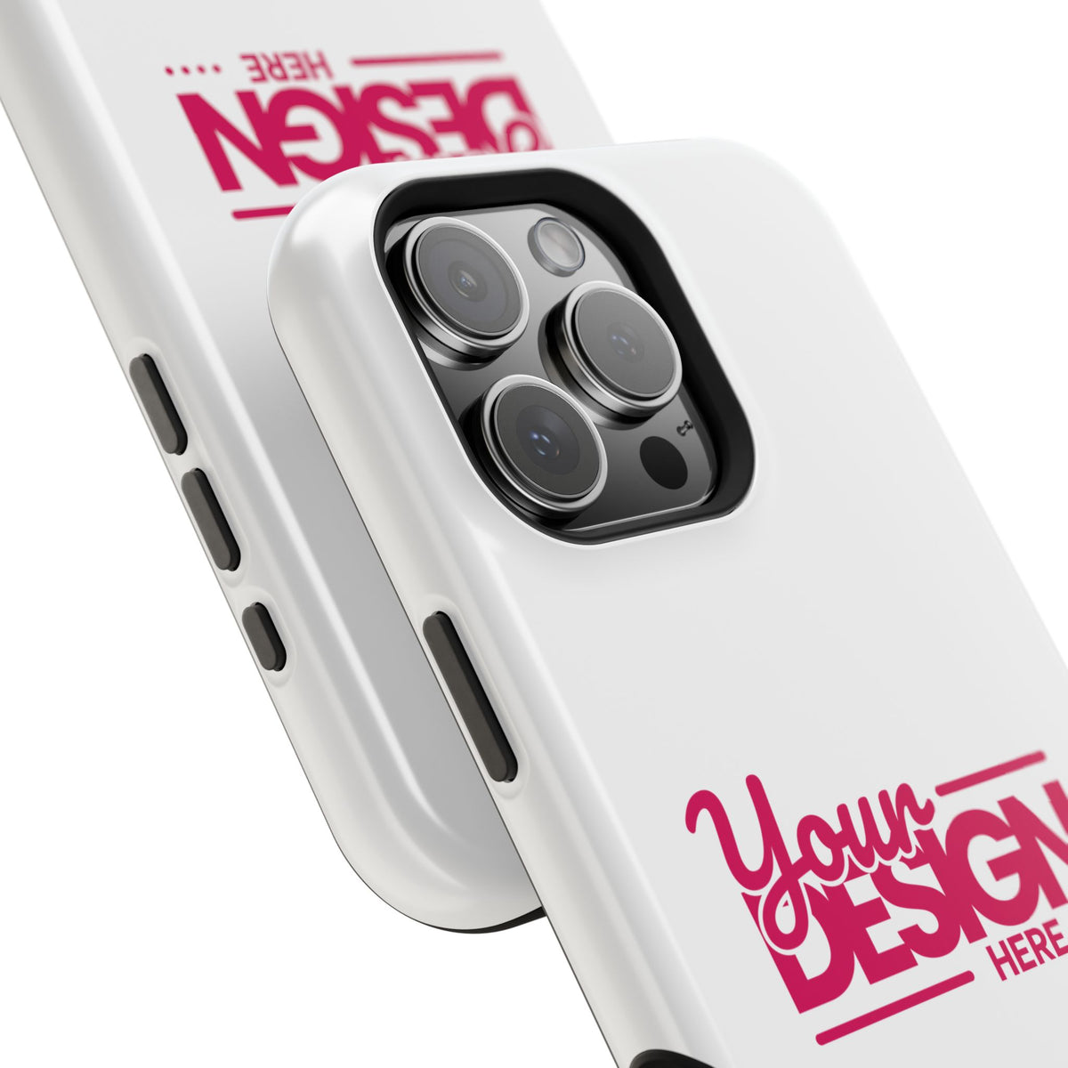 Durable Custom Magnetic Phone Case – Personalized Name or Photo Design, Shockproof Protective Cover for iPhone