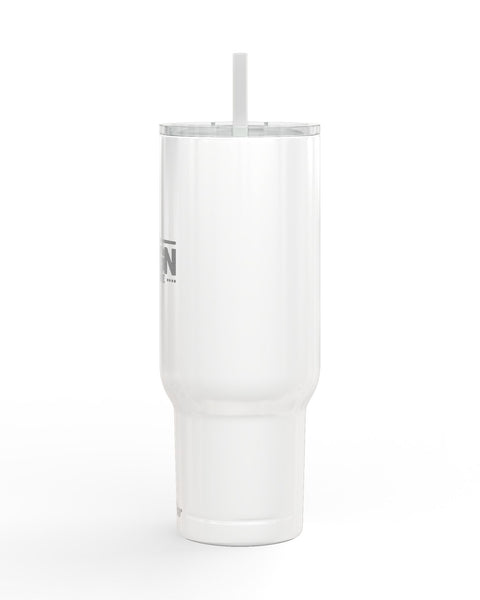 40 Oz Engraved Insulated Tumbler With Lid And Handle Custom Travel Mug