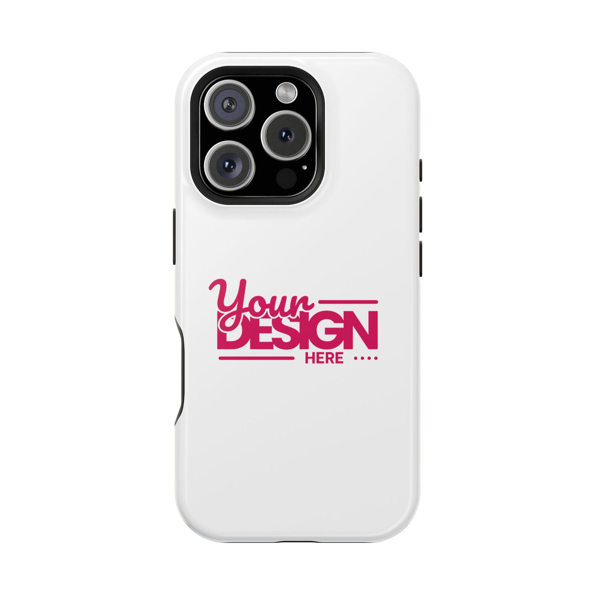 Customizable Impact-Resistant Phone Case – Personalize with Your Design, Durable Shockproof Cover for iPhone