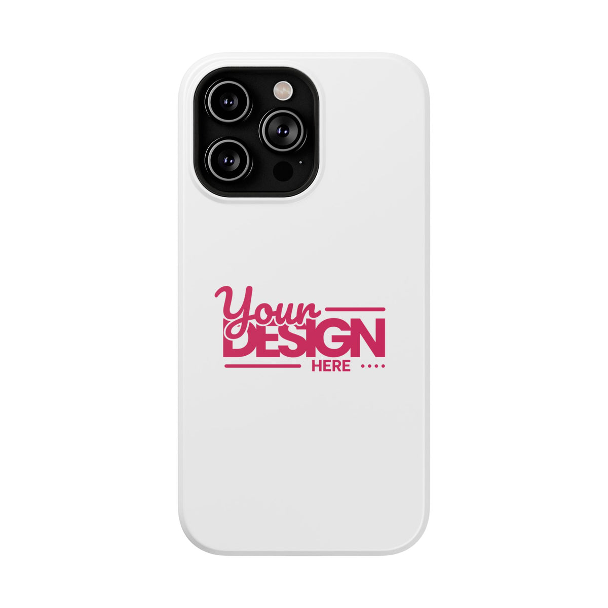 Customizable Impact-Resistant Phone Case – Personalize with Your Design, Durable Shockproof Cover for iPhone