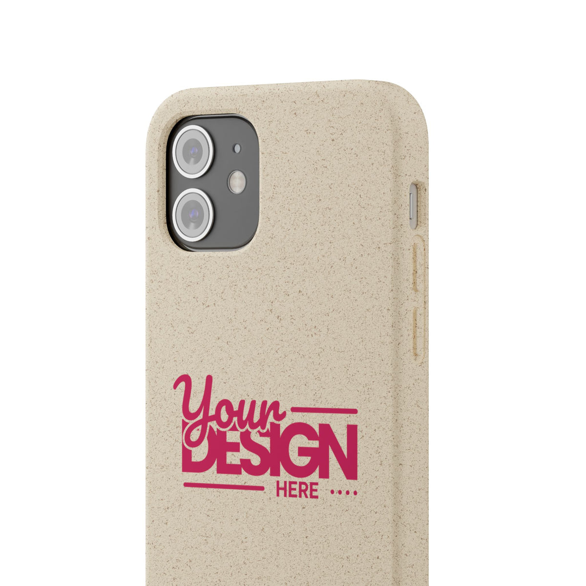 Biodegradable Phone Case – Eco-Friendly Custom Design Cover, Personalized Sustainable Protective Case for iPhone