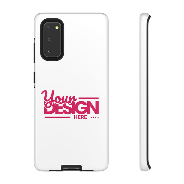 Customizable Tough Phone Case – Personalized Protective Cover with Name or Photo, Shockproof Case for Samsung Phones, Durable Gift Idea