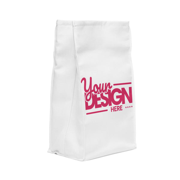 Custom Polyester Lunch Bag – Personalized ‘Your Design Here’ Insulated Tote, Reusable Food Storage Bag for Work, School & Travel