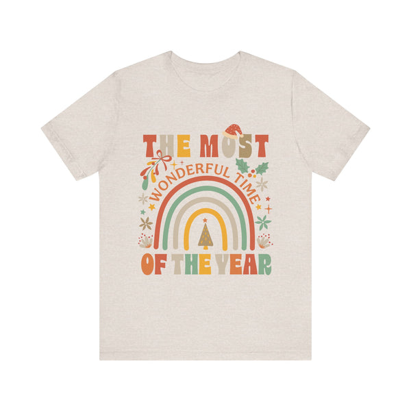 The Most Wonderful Time of the Year T-Shirt - Vibrant Holiday Design