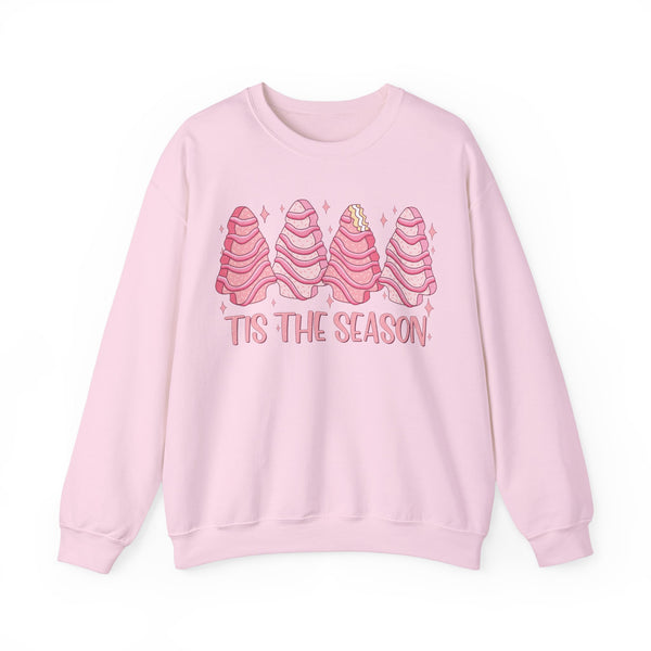 Tis the Season Crewneck Sweatshirt - Whimsical Christmas Tree Christmas Sweater - Holiday Spirit