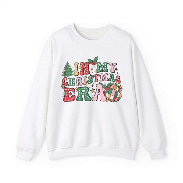 In My Christmas Era T-shirt – Groovy Holiday Graphic Tee with Doodle Dots and Festive Christmas Elements