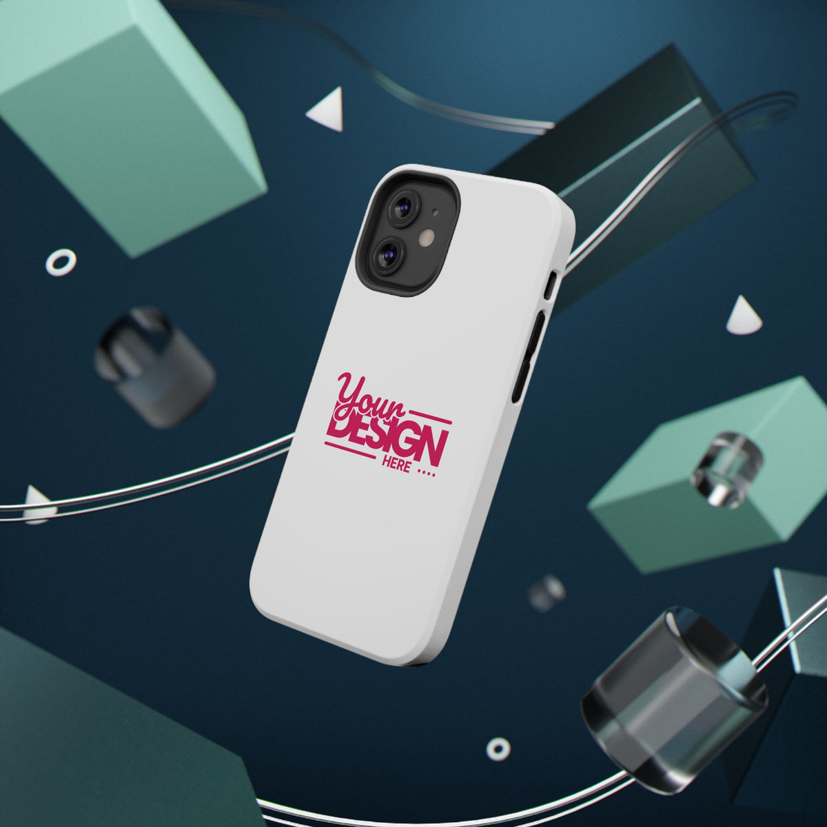 Customizable Impact-Resistant Phone Case – Personalize with Your Design, Durable Shockproof Cover for iPhone