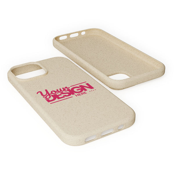 Biodegradable Phone Case – Eco-Friendly Custom Design Cover, Personalized Sustainable Protective Case for iPhone