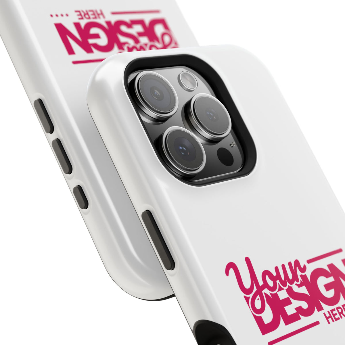 Customizable Impact-Resistant Phone Case – Personalize with Your Design, Durable Shockproof Cover for iPhone