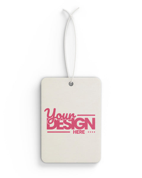 Customizable Car Air Freshener With Your Design Personal Auto Decor Gift