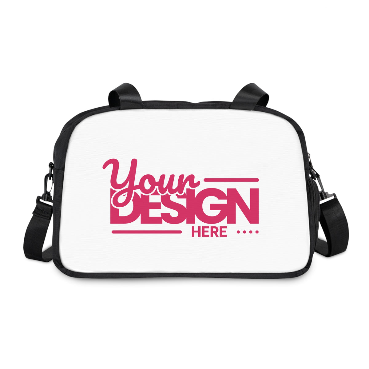 Fitness Duffle Bag – ‘Your Design Here’ Custom Gym Handbag, Personalized Sports Travel Bag for Men & Women
