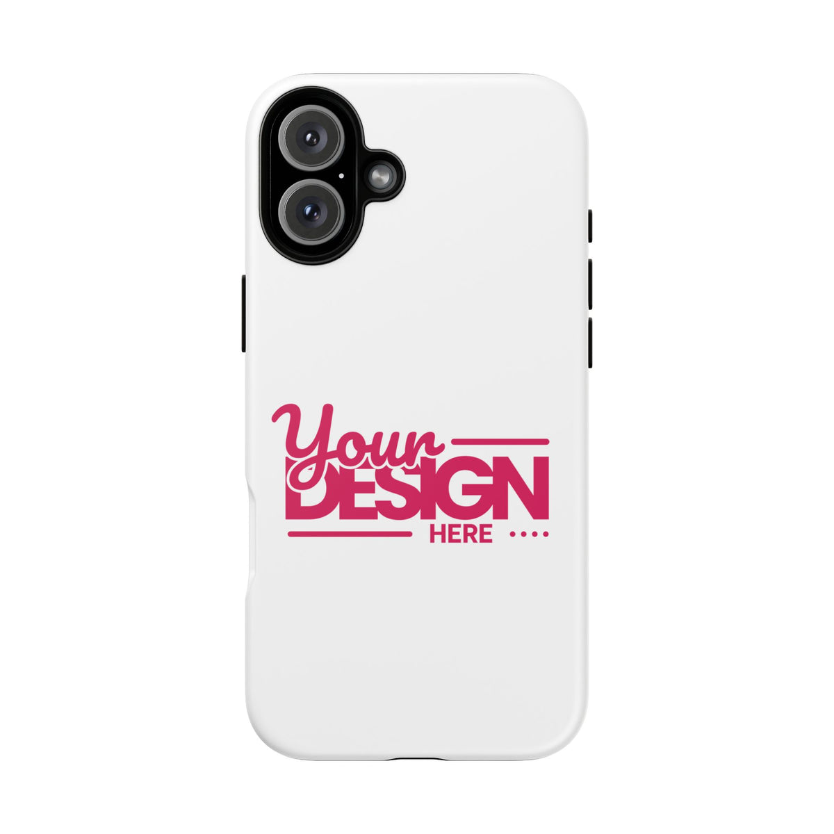 Customizable Tough Phone Case – Personalized Protective Cover with Name or Photo, Shockproof Case for iPhone & Samsung, Durable Gift Idea